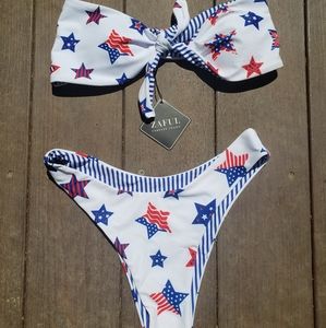 Zaful Bandeau Bikini